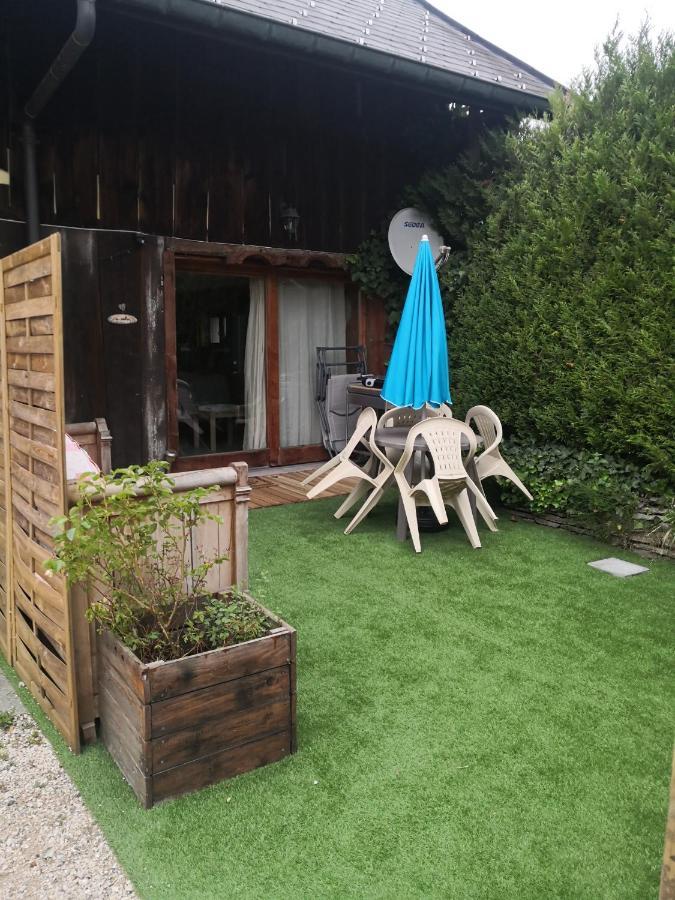 L'Oree Des Bornes-Appartement Avec Piscine Évires Buitenkant foto