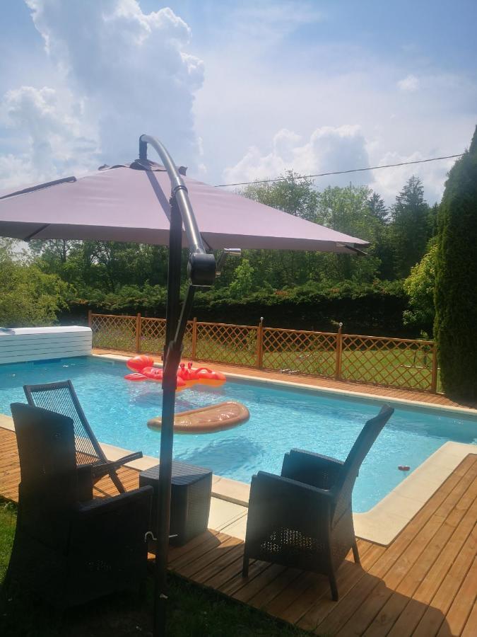 L'Oree Des Bornes-Appartement Avec Piscine Évires Buitenkant foto