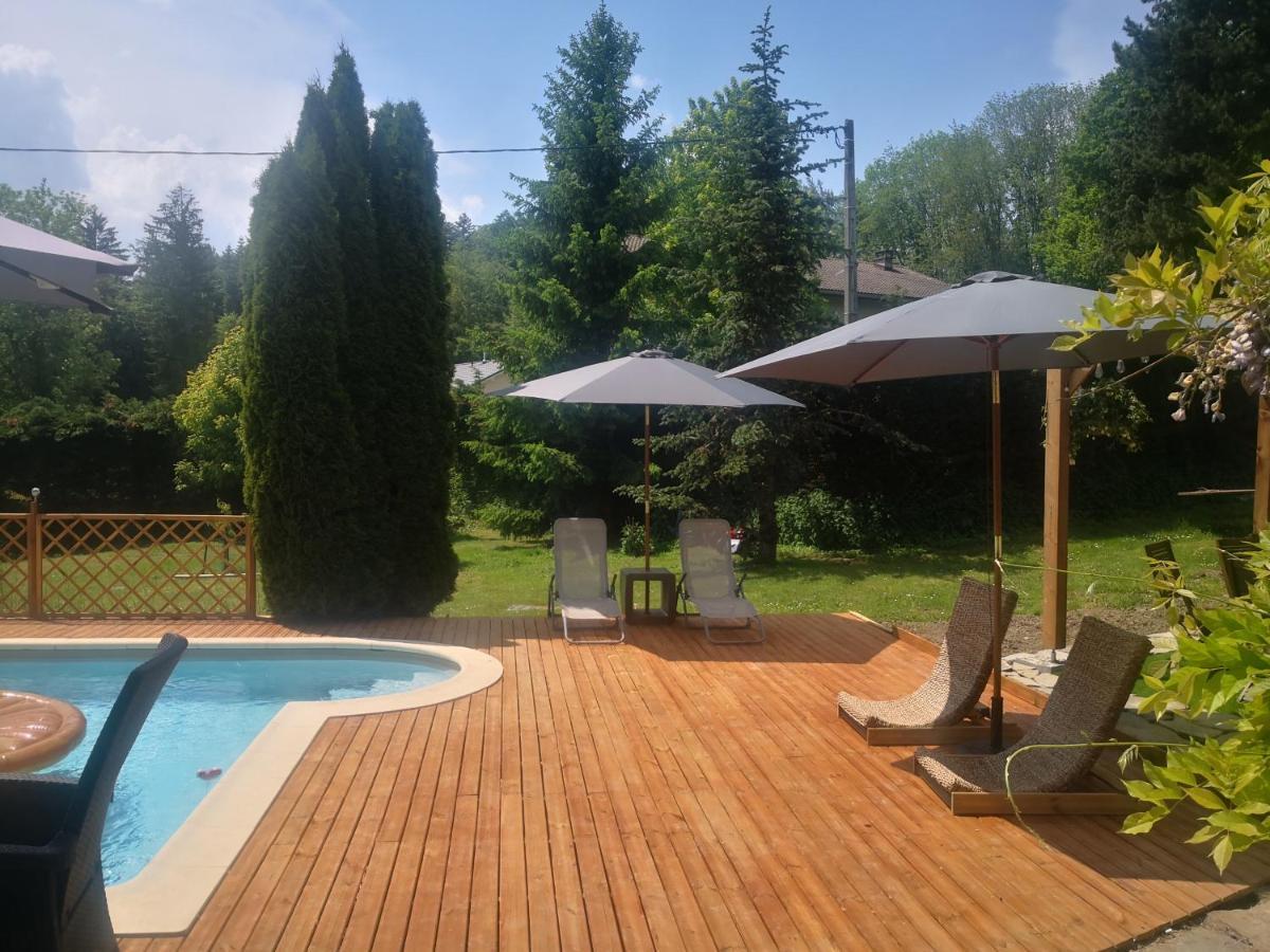 L'Oree Des Bornes-Appartement Avec Piscine Évires Buitenkant foto