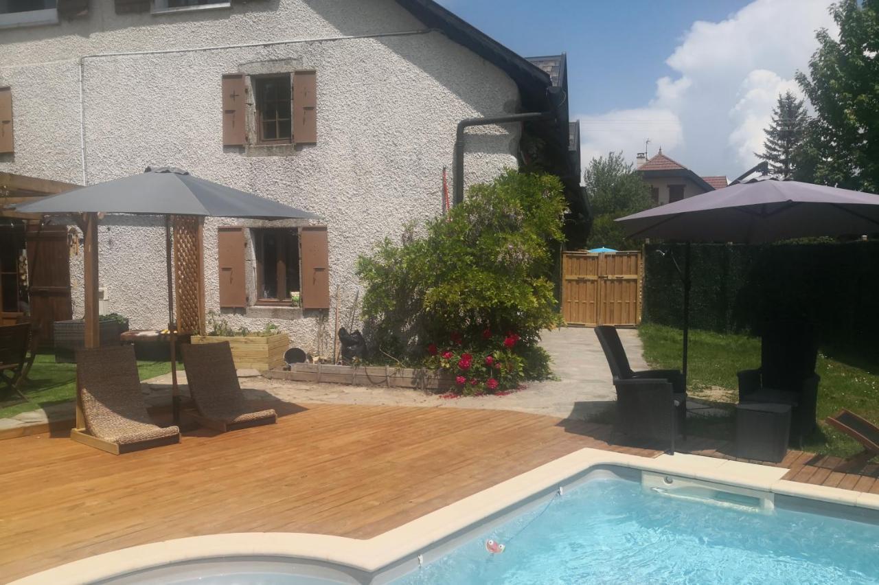 L'Oree Des Bornes-Appartement Avec Piscine Évires Buitenkant foto
